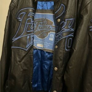 FUBU Black and Blue Varsity Jacket